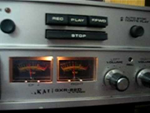AKAI GXR-82D 8 track in operation