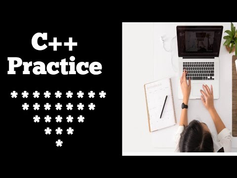 30 C Programming Questions Practice Star Pattern 6