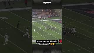 Belleville Kamari Westbrook turns a short catch into a HUGE gain 🤯 #shorts