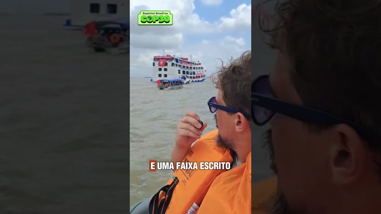 Barco do PT participa de barqueada em meio a críticas a petróleo na Foz do Amazonas #cop30