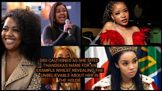 Download lagu DIDI CAUTIONED AS SHE SITED THANDEKA'S NAME FOR AN EXAMPLE WHILST REVEALING THE UNBELIEVABLE ABOUT.. mp3