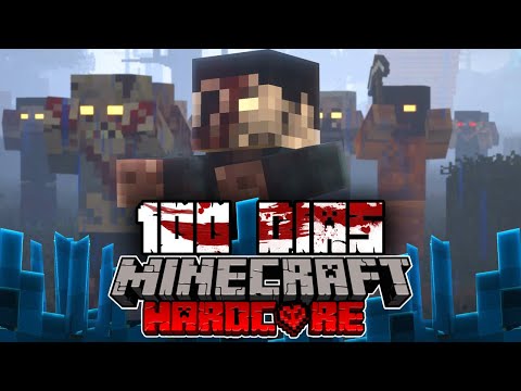 Mapaxe - 🟥I SURVIVED 100 DAYS in a ZOMBIE APOCALYPSE in minecraft HARDCORE and THIS HAPPENED⚠️