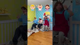 誰が先にゴールできる...❓幼稚園児vs赤ちゃんvsママ💥#shorts