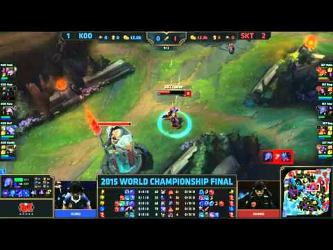 SKT T1 Faker - AMAZING RYZE 2v1 OUTPLAY FOR FIRST BLOOD! (SKT vs KOO Game 4 Highlight)