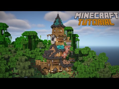 Minecraft Tutorial | How To Build a Fantasy Steampunk House [Timelapse]