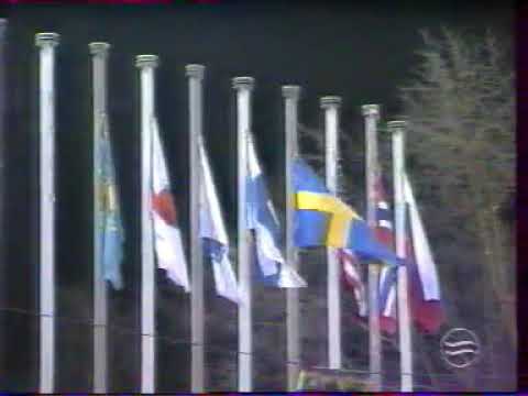 Russia vs Finland 1999 Russian Anthem (Choir) World Hockey Championship [First Game] 30.01.1999