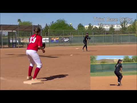 Allie Van Hoveln Softball Skills Video - 2020 3B 2B