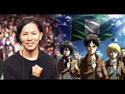 Creator of Attack on titan Ends up Crying 😥#anime #shorts #reaction #attackontitan #hajimeisayama