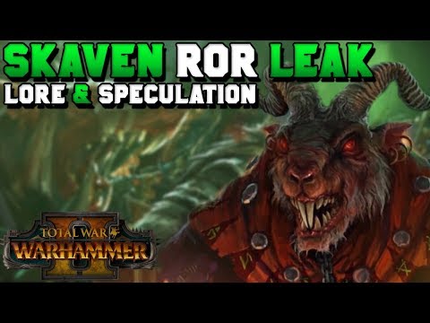 Skaven Regiments of Renown LEAKED! Lore & Speculation (Warplock Jezzails!) | Total War: Warhammer 2