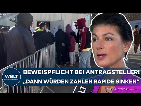 Video Thumbnail: MIGRATIONS-KRISE: Sahra Wagenknecht "Jetziges Asylrecht kostet mehr Menschenleben, als es rettet"