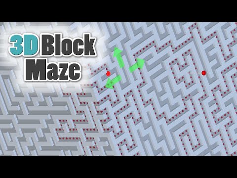 3D Block Maze video thumbnail