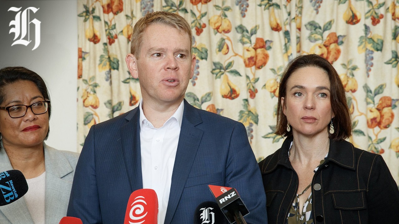 NZ Herald Live: Chris Hipkins and Ginny Andersen speak to media
