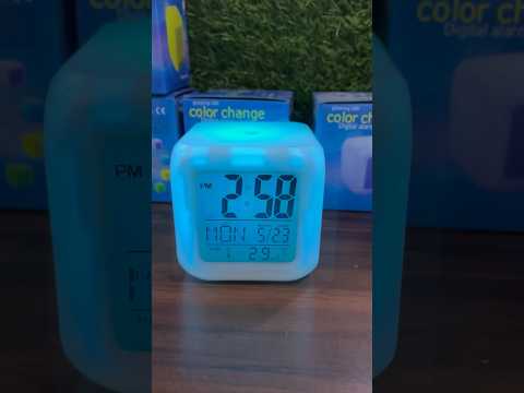Color Changing Digital Alarm Clock