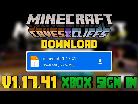 DOWNLOAD MINECRAFT PE V 1.17.41 OFFICIAL VERSION RELEASED MINECRAFT 1.17.41 CAVES AND CLIFFS 2021