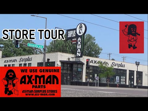Touring Ax-Man Surplus, The Coolest Store In The Galaxy!