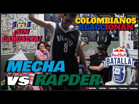 🔴 COLOMBIANOS REACCIONAN a MECHA vs RAPDER - ¡1 VS 1 SIN CAMISETA! [RED BULL INTERNACIONAL 2022]