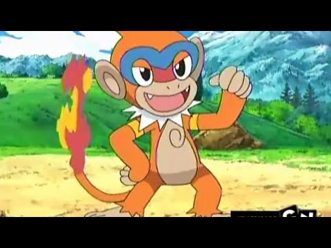 Ash's Chimchar Evolves into Monferno