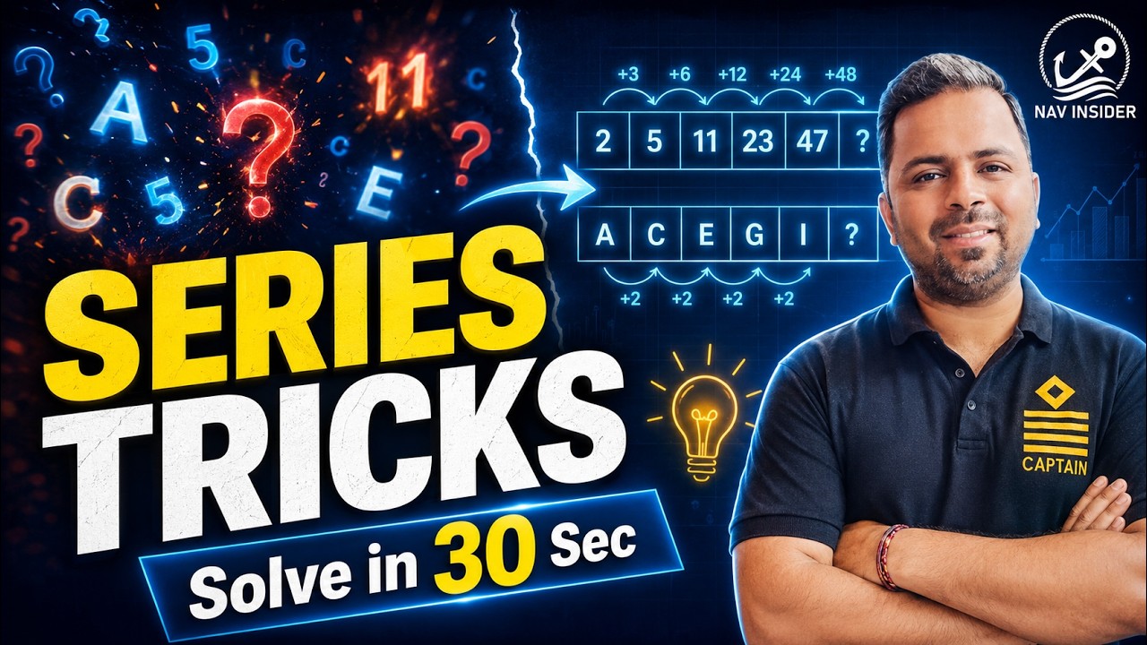 Crack Numeric & Alphanumeric Series Easily | IMU-CET, NDA, Bank Exams | Aptitude Masterclass