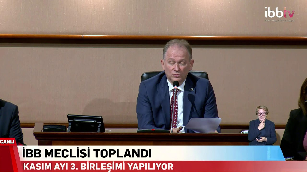 İBB MECLİSİ KASIM AYI TOPLANTISI 3. OTURUMU