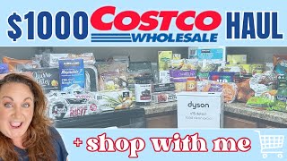 HUGE $1000 COSTCO HAUL, Shop with Me AND NEW Costco Dessert Taste Test