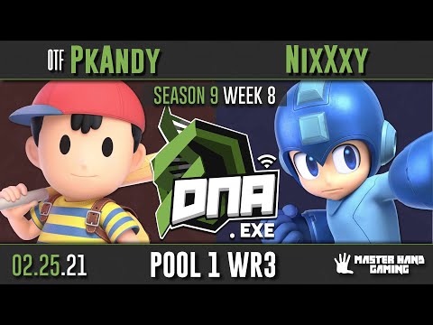 DNA.EXE S9:W8 - OTF | PkAndy (Ness,  Link) Vs. NixXxy (Cloud, Mega Man) - Pool 1 WR3
