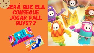 KidGamer LIVE  FALL GUYS   /  Ensinado minha me a jogar!  (Ao vivo)
