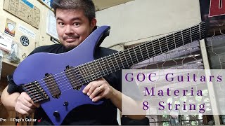 Video thumbnail for GOC Guitars Materia  8 String Guitar (no talking) by Papis Guitar