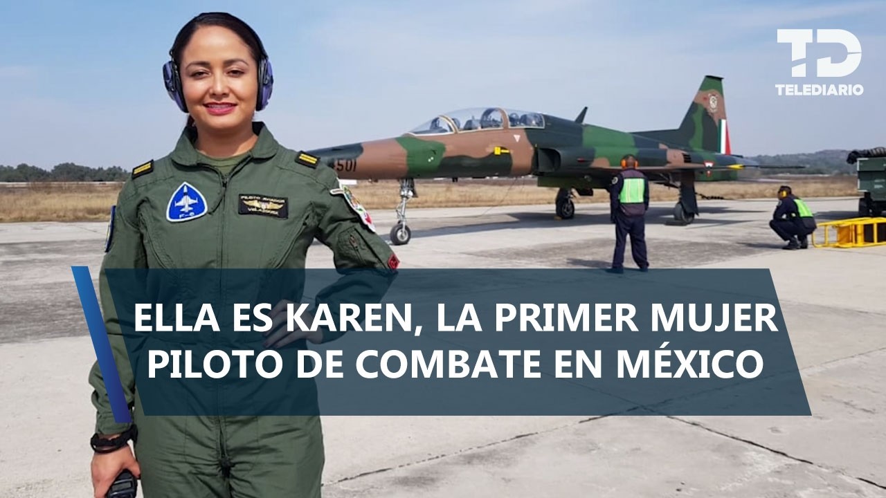 Orgullo nacional: piloto militar rompe paradigmas en la Fuerza Aérea Mexicana