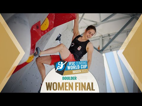 🔥IFSC Women's Final World Cup Brixen Bouldering 2023