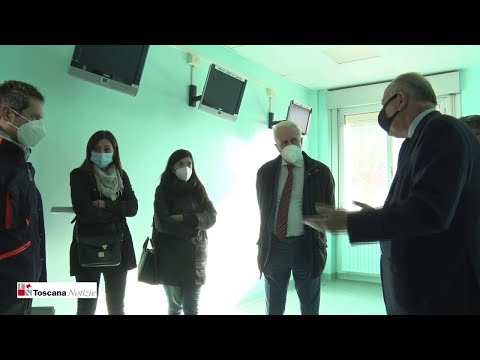 Insieme a Giani per il sopralluogo nell'ex ospedale Campo di Marte a Lucca