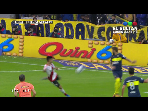 Gol del Pity Martínez. Boca 0 - River 1 | Primera División 2017 - Fecha 24