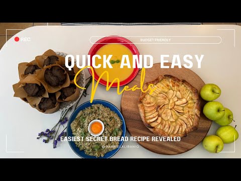 SOUP & BREAD|  FIRST COURSE AÇORDA|  APPLE TART by #gabrielalibanio | Budget-Friendly Meal