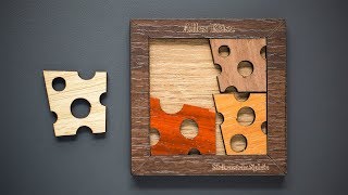 A cheesy puzzle!? Definitely not! - 4 Parts that drive you crazy!