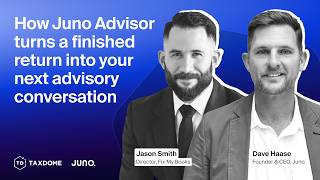 Juno Advisor in practice: catching a $100,000 difference on a client return
