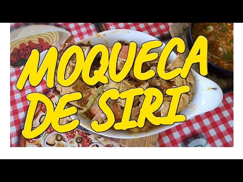 Moqueca de siri e fiz um delicioso molho para acompanhar essa delícia facinho facinho molinho molinh