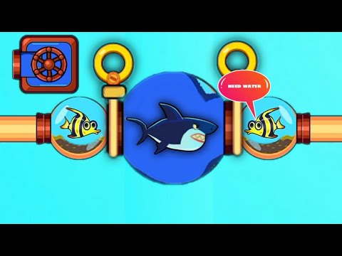 New save the fish game / New updated save  fish pull the pin mobile game / level 12274 - 12293