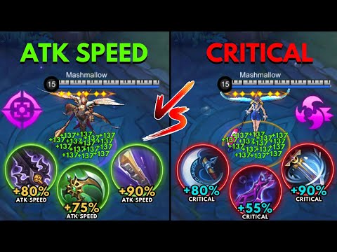 Freya Attack Speed Build vs Freya Critical Build
