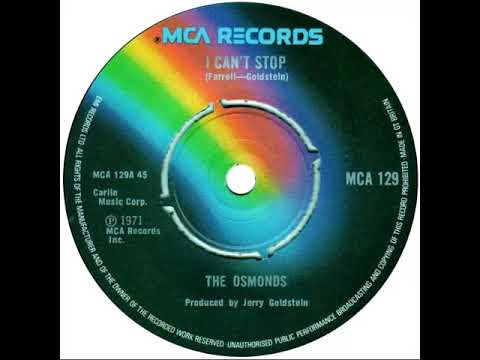 UK New Entry 1974 (84) Osmonds - I Can't Stop