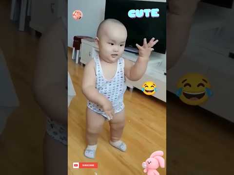 dum dum dum dika dika 😂 || #cute #babydance