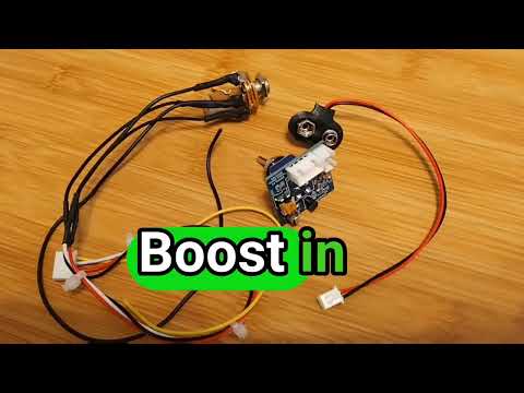 Boffin FX Toggle Switch 20dB Boost Onboard Guitar Preamp (Flat Handle) image 12