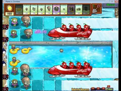 Plants vs Zombies Mod ZomPlant vs ZomBotany - Bobsled Bonanza
