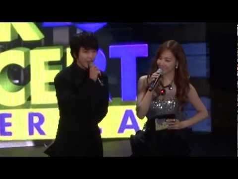 SNSD Tiffany + CNBLUE Yonghwa + B2ST Kikwang MC Fancam 11.10.12