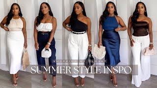ELEVATED SUMMER LOOKBOOK! | STYLE GUIDE INSPO