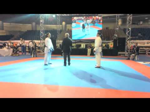 Karate1 PL, Istanbul 2012 - Kumite female +68 FINAL - van der Voort Ciska vs Hocaglu Meltem