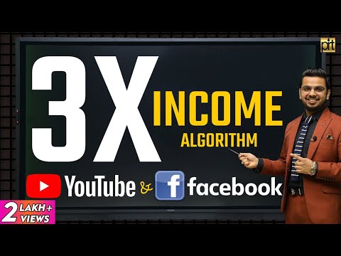 How to Earn 3X Money from Youtube Facebook Algorithm Earn Online Income Daily from Home