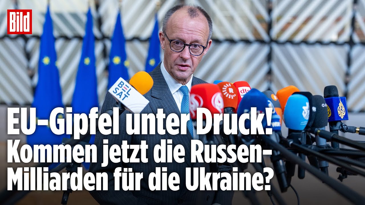 EU-GIPFEL UNTER DRUCK: Kommen jetzt die Russen-Milliarden für die Ukraine?
