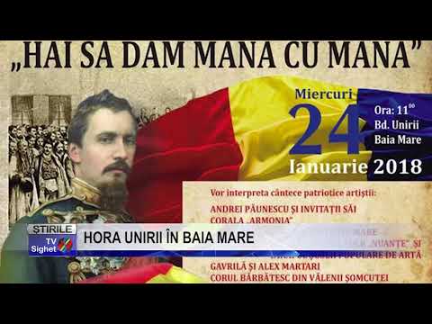 Stire 7 HORA UNIRII ÎN BAIA MARE