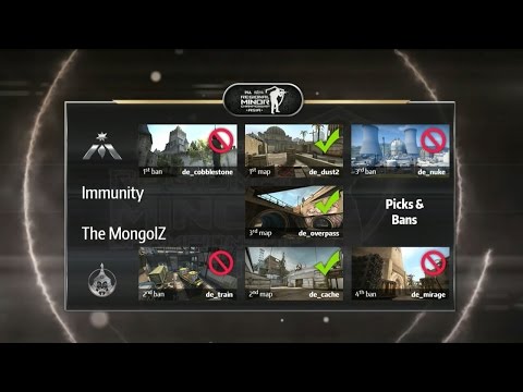 TheMongolz vs Team Immunity Day1 3경기 1세트 PGL CS:GO Asia -EsportsTV