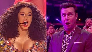 Cardi B Reacts To Viral Meme Of Her AMA Performance | Hollywoodlife