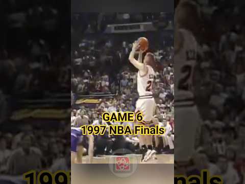 STEVE KERR's Game Winning Shot (1997 Game 6 NBA Finals) 😱😳 #chicagobulls #nba #shorts